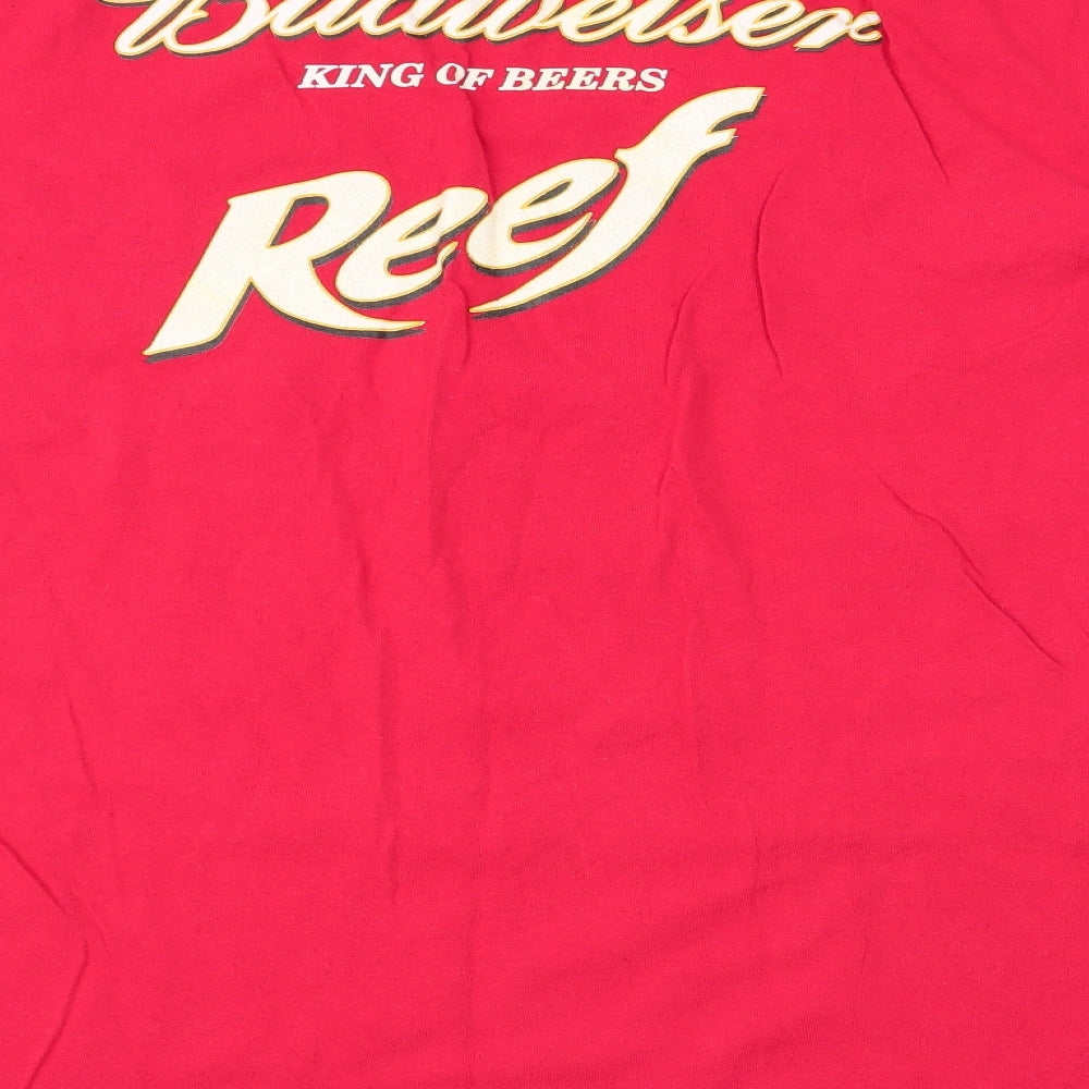 Gildan Mens Red    T-Shirt Size M