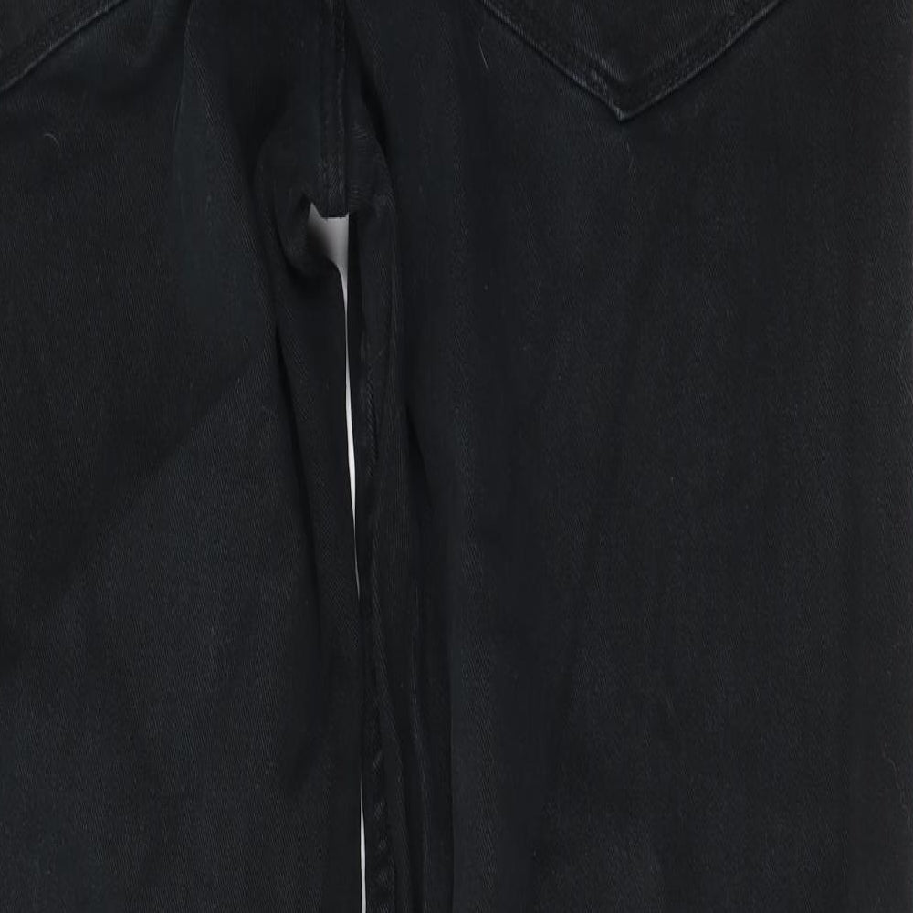 George Mens Black   Straight Jeans Size 38 L34 in