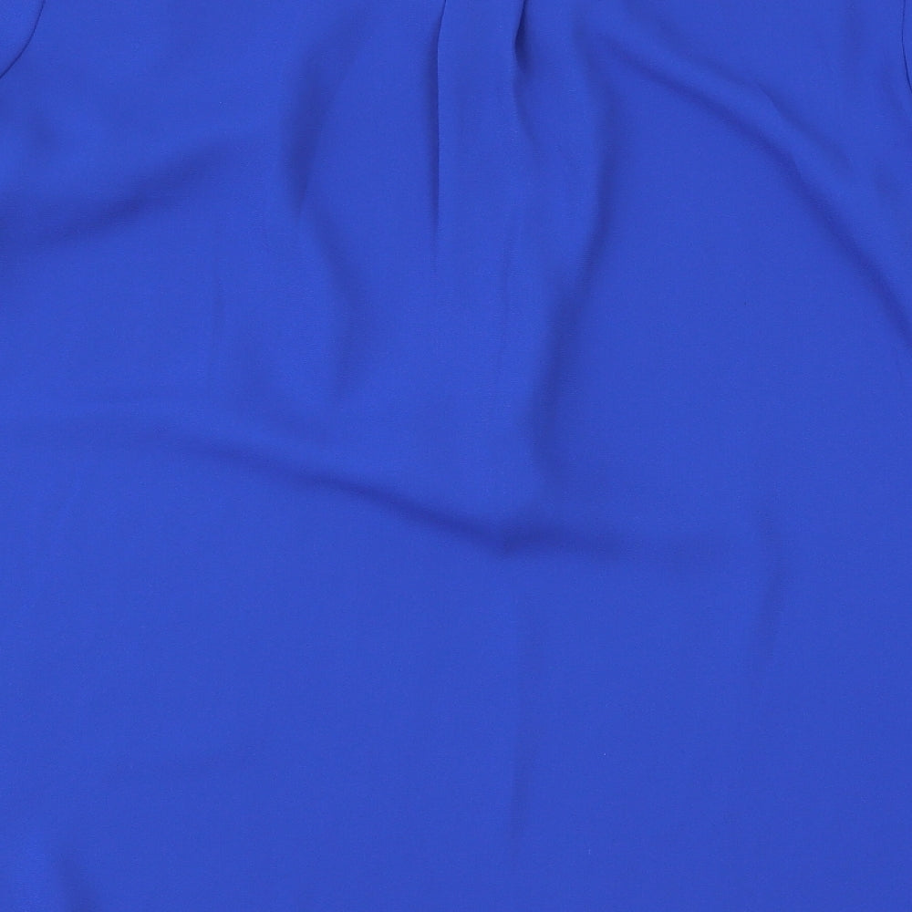 Dorothy Perkins Womens Blue   Basic Blouse Size 8