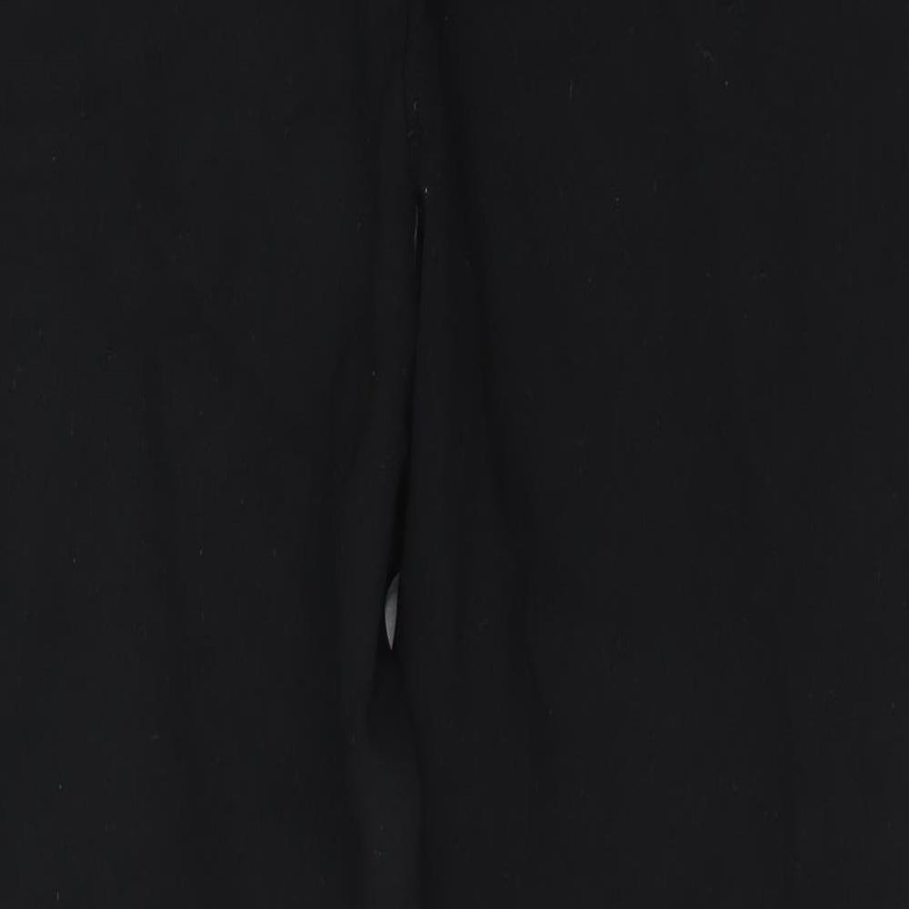 NEXT Womens Black   Cropped Leggings Size 12 L22.5 in