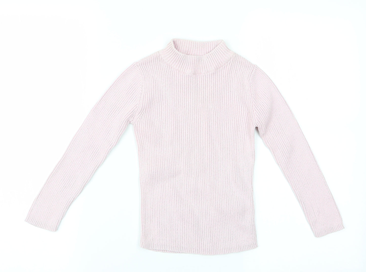 F&F Girls Pink   Pullover Jumper Size 5-6 Years
