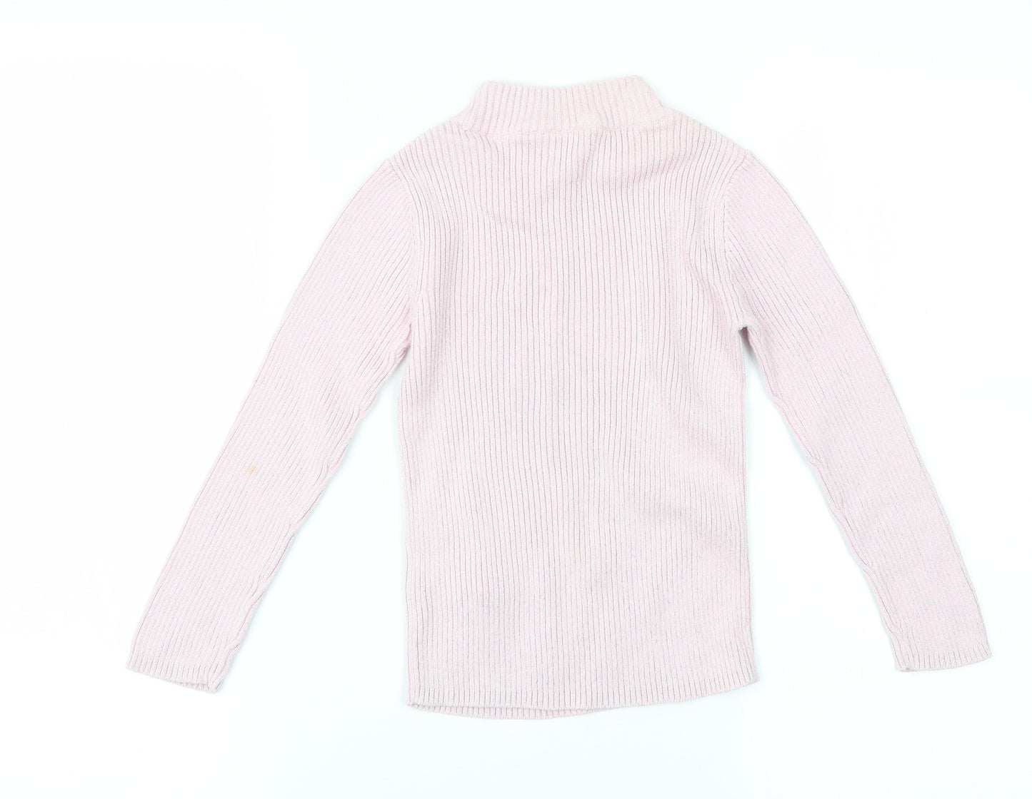 F&F Girls Pink   Pullover Jumper Size 5-6 Years