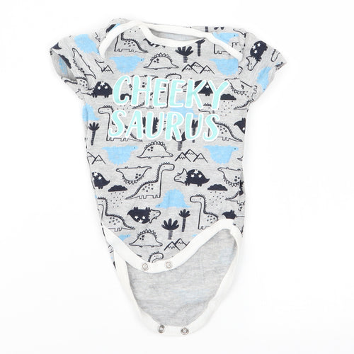 pep&CO Baby Grey   Babygrow One-Piece Size 0-3 Months