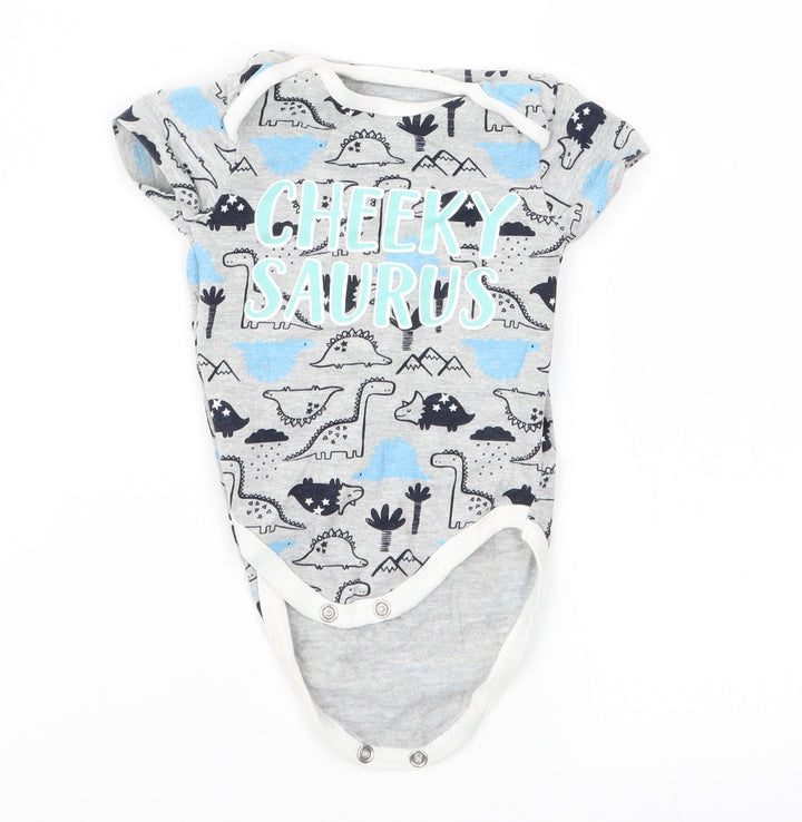pep&CO Baby Grey   Babygrow One-Piece Size 0-3 Months