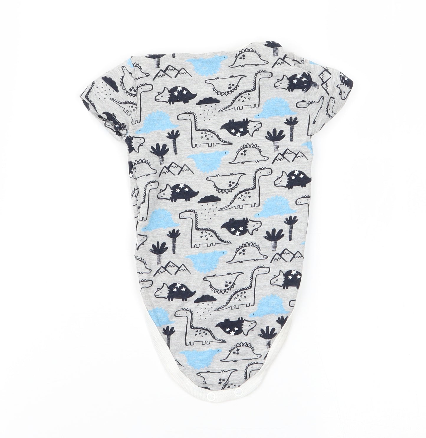 pep&CO Baby Grey   Babygrow One-Piece Size 0-3 Months