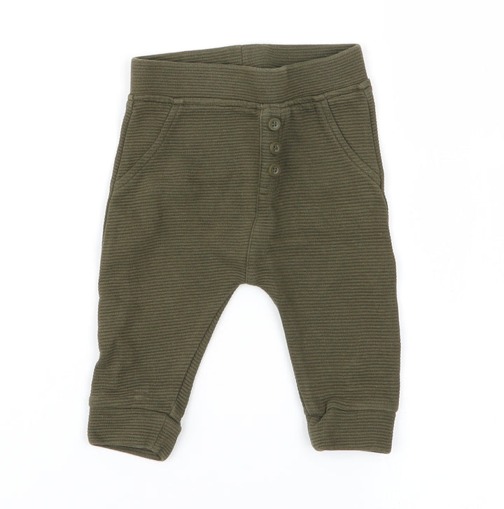 George Baby Green   Jogger Trousers Size 0-3 Months