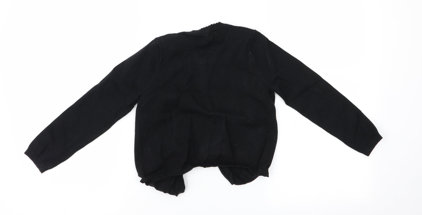 George Girls Black   Cardigan Jumper Size 5-6 Years
