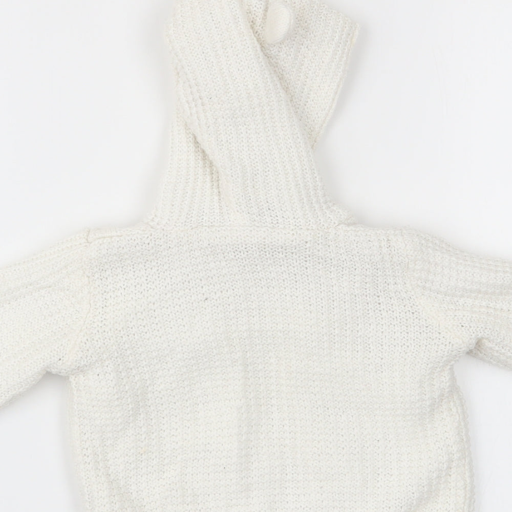 George Baby White   Cardigan Jumper Size 12-18 Months