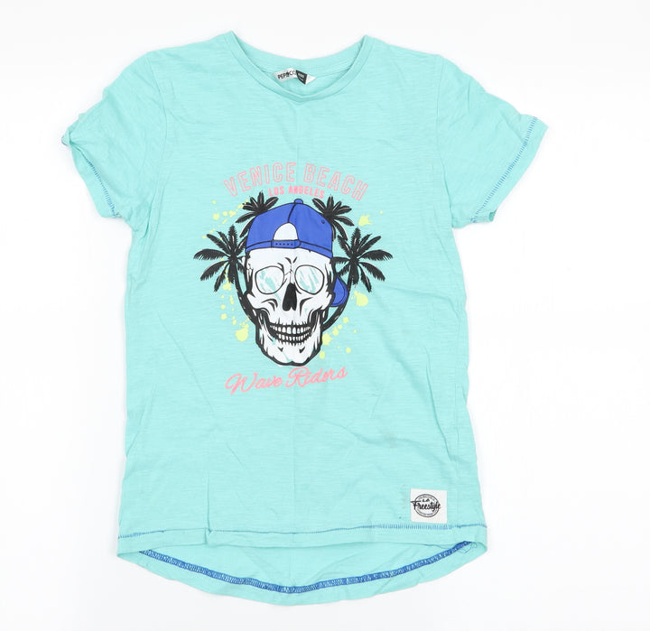 pep&CO Boys Blue   Basic T-Shirt Size 7-8 Years