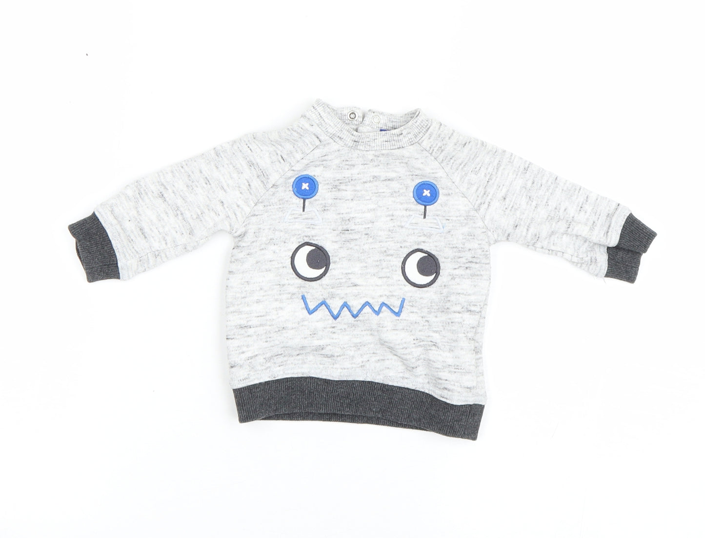 F&F Baby Grey   Pullover Jumper Size 0-3 Months