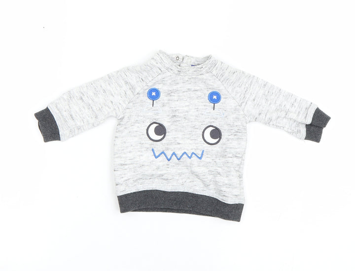 F&F Baby Grey   Pullover Jumper Size 0-3 Months