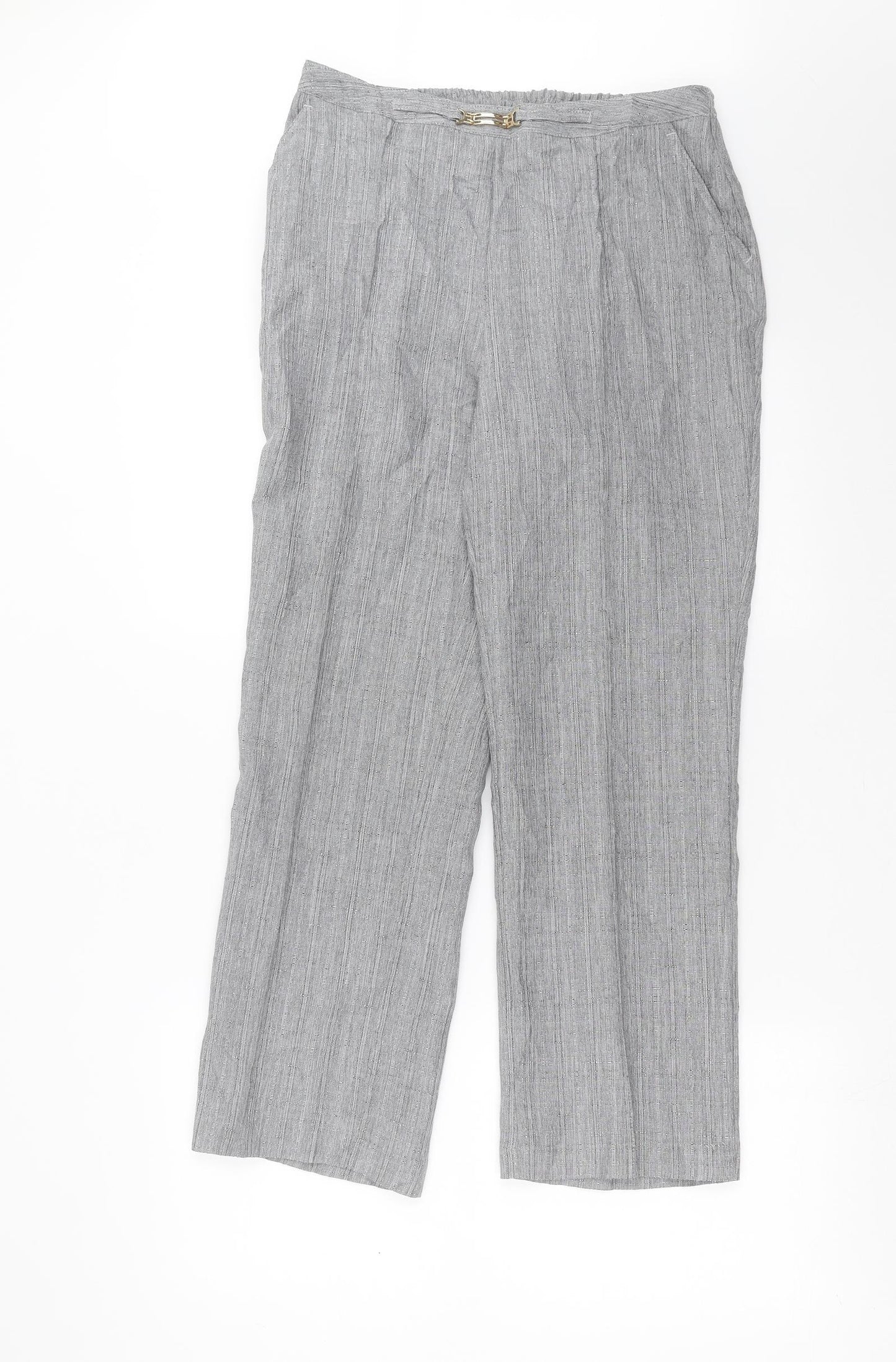 Damart Womens Grey   Trousers  Size 12 L26 in