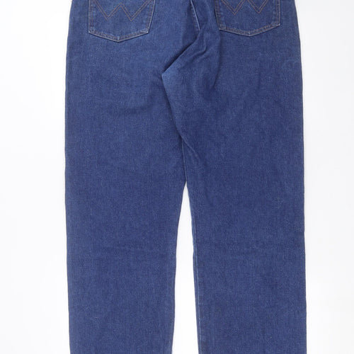 Wrangler Mens Blue  Denim Straight Jeans Size 36 in L32 in