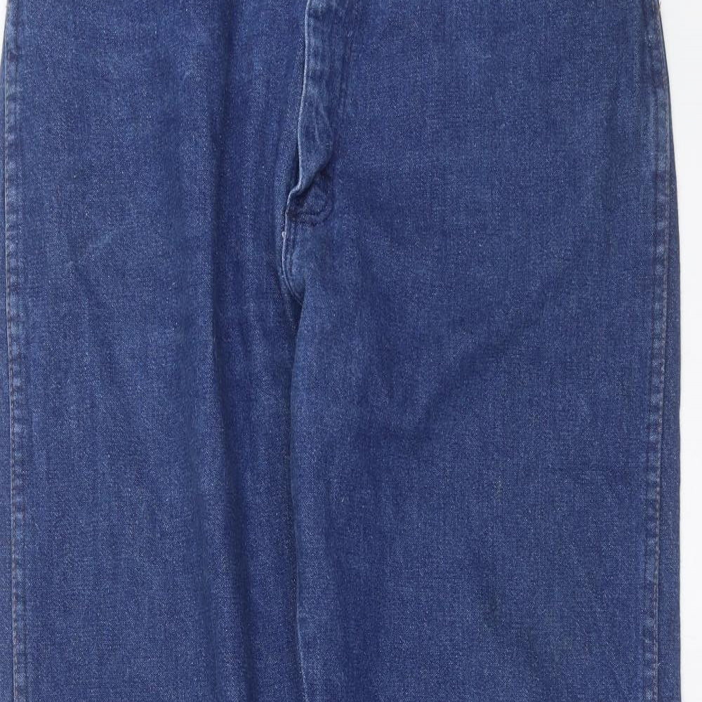Wrangler Mens Blue  Denim Straight Jeans Size 36 in L32 in
