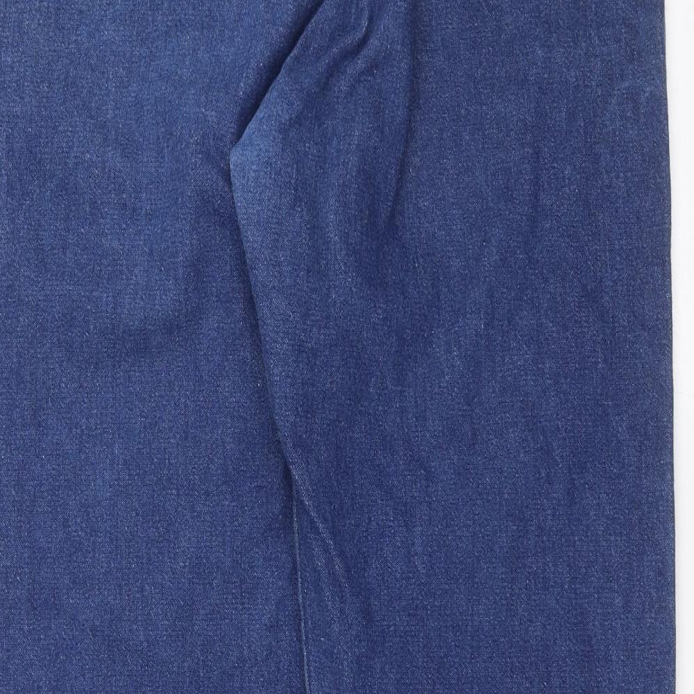 Wrangler Mens Blue  Denim Straight Jeans Size 36 in L32 in