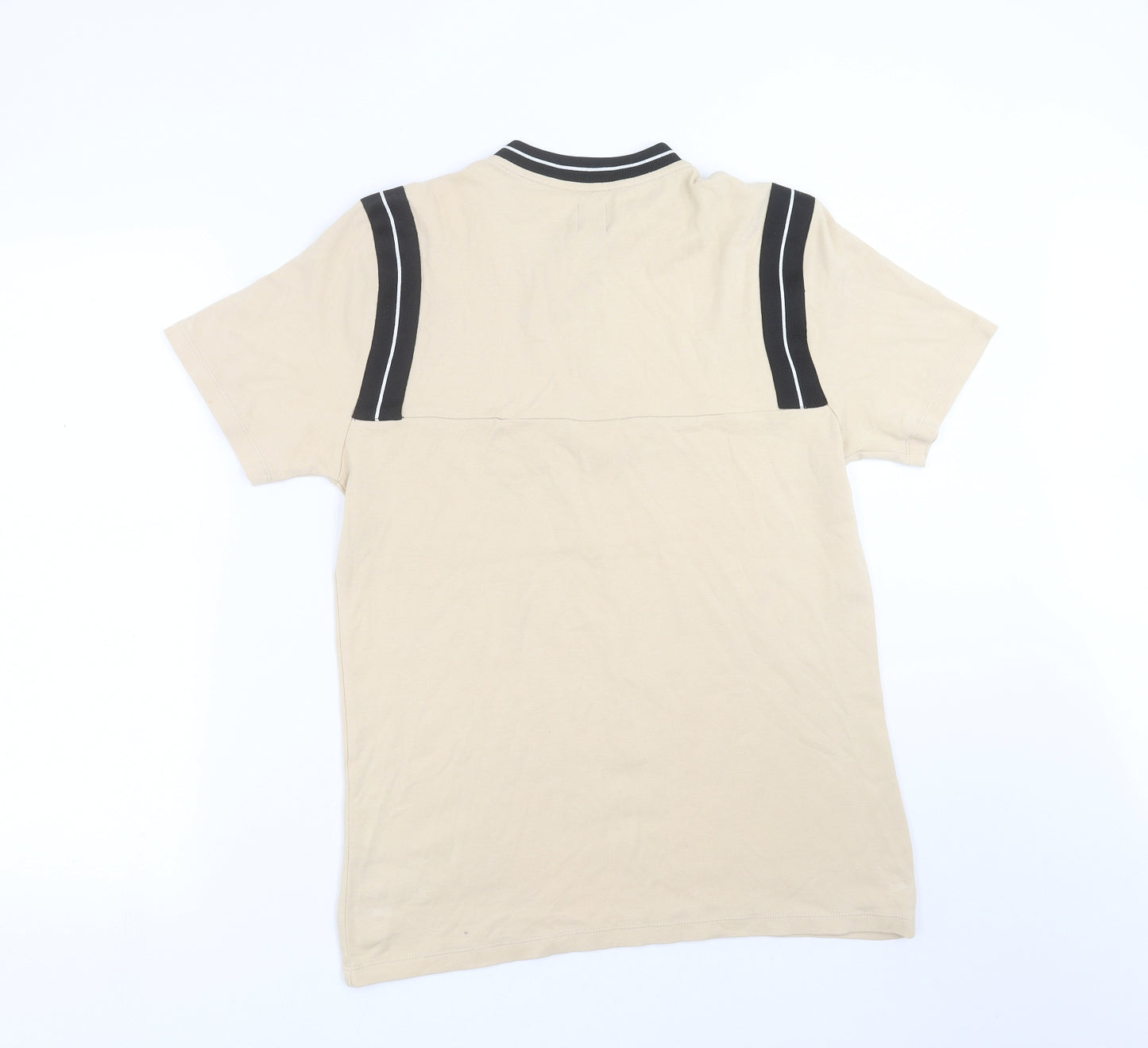 River Island Mens Beige    T-Shirt Size M