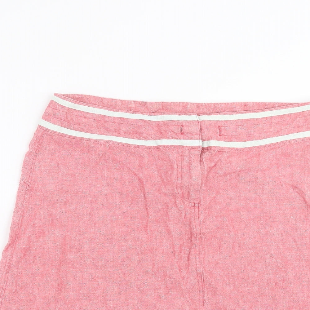 b.young Womens Pink   A-Line Skirt Size 14