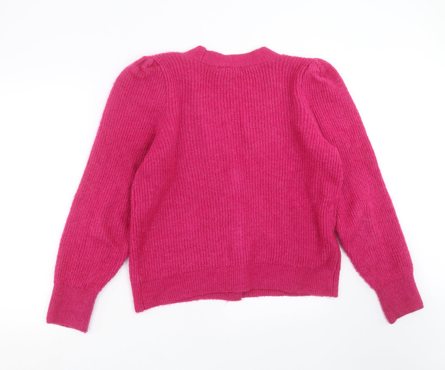 Primark Womens Pink  Knit Cardigan Jumper Size L