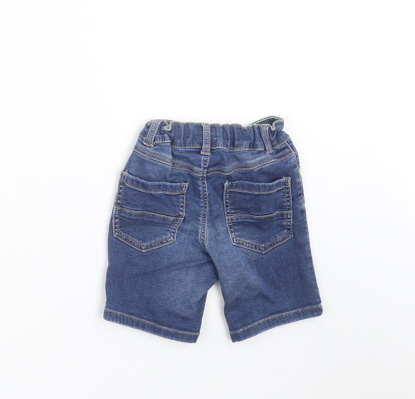 F&F Boys Blue  Denim Bermuda Shorts Size 3-4 Years