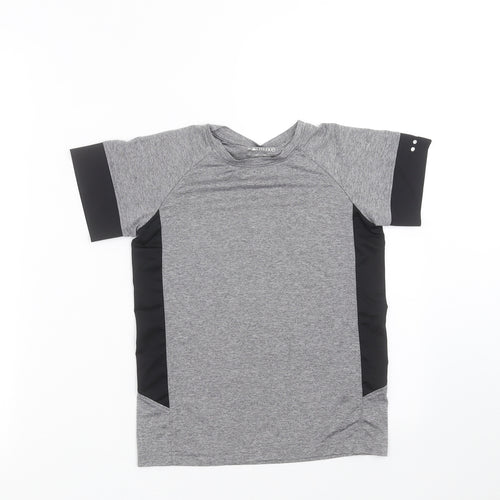 SOULUXE Girls Grey   Basic T-Shirt Size 8-9 Years  - sports top