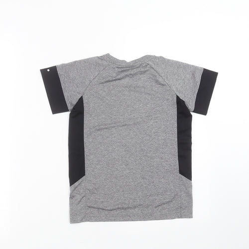 SOULUXE Girls Grey   Basic T-Shirt Size 8-9 Years  - sports top