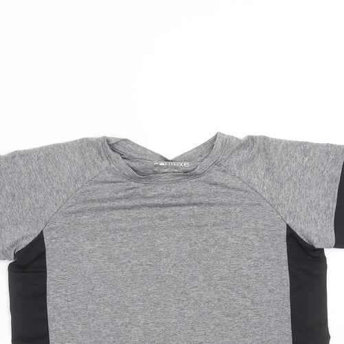 SOULUXE Girls Grey   Basic T-Shirt Size 8-9 Years  - sports top