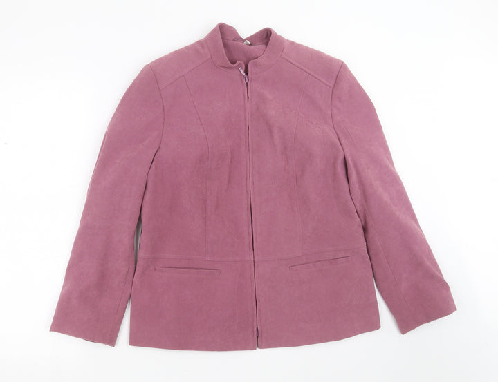ISLE Womens Purple Jacket Size 14
