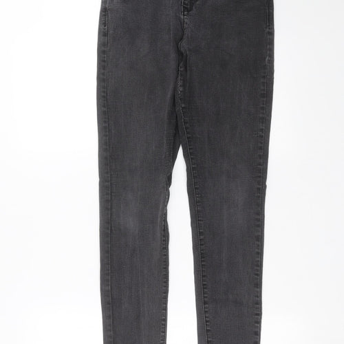 Primark Womens Grey  Denim Skinny Jeans Size 12 L29 in