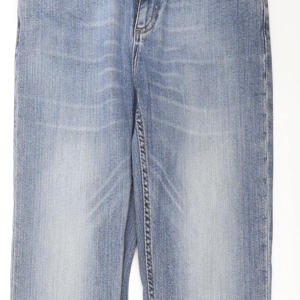 River Island Womens Blue  Denim Bootcut Jeans Size 12 L30 in