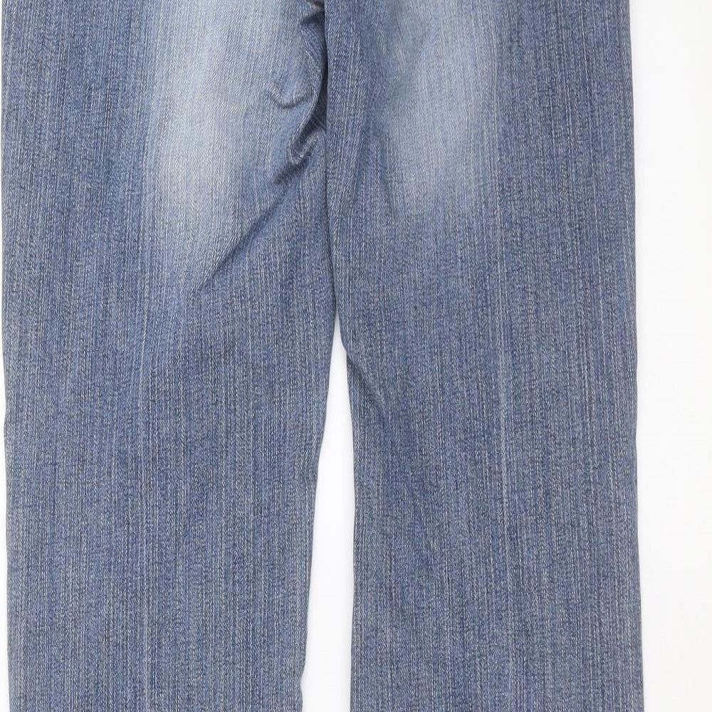 River Island Womens Blue  Denim Bootcut Jeans Size 12 L30 in