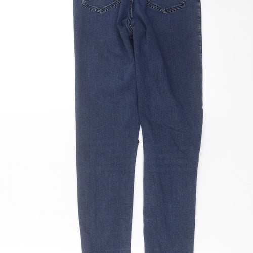 Topshop Womens Blue  Denim Skinny Jeans Size 24 in L29 in