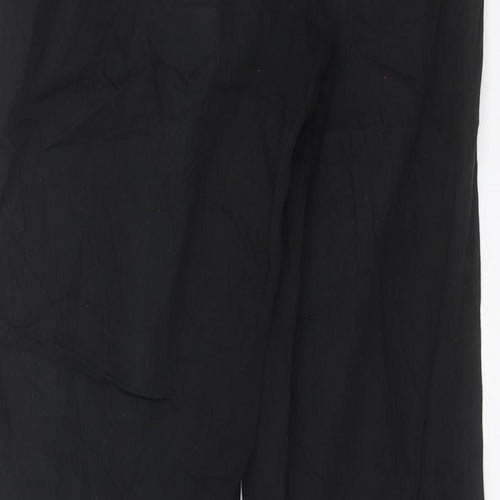 H&M Womens Black   Trousers  Size 10 L26 in