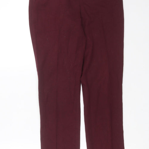 Topshop Womens Purple   Trousers  Size 8 L26 in