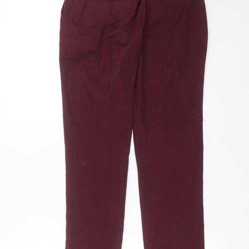 Topshop Womens Purple   Trousers  Size 8 L26 in