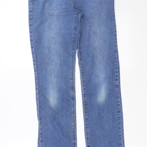 TU Womens Blue  Denim Straight Jeans Size 10 L31 in