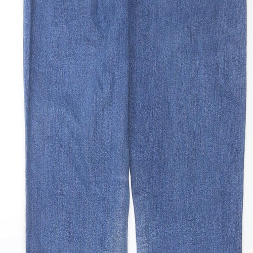 TU Womens Blue  Denim Straight Jeans Size 10 L31 in