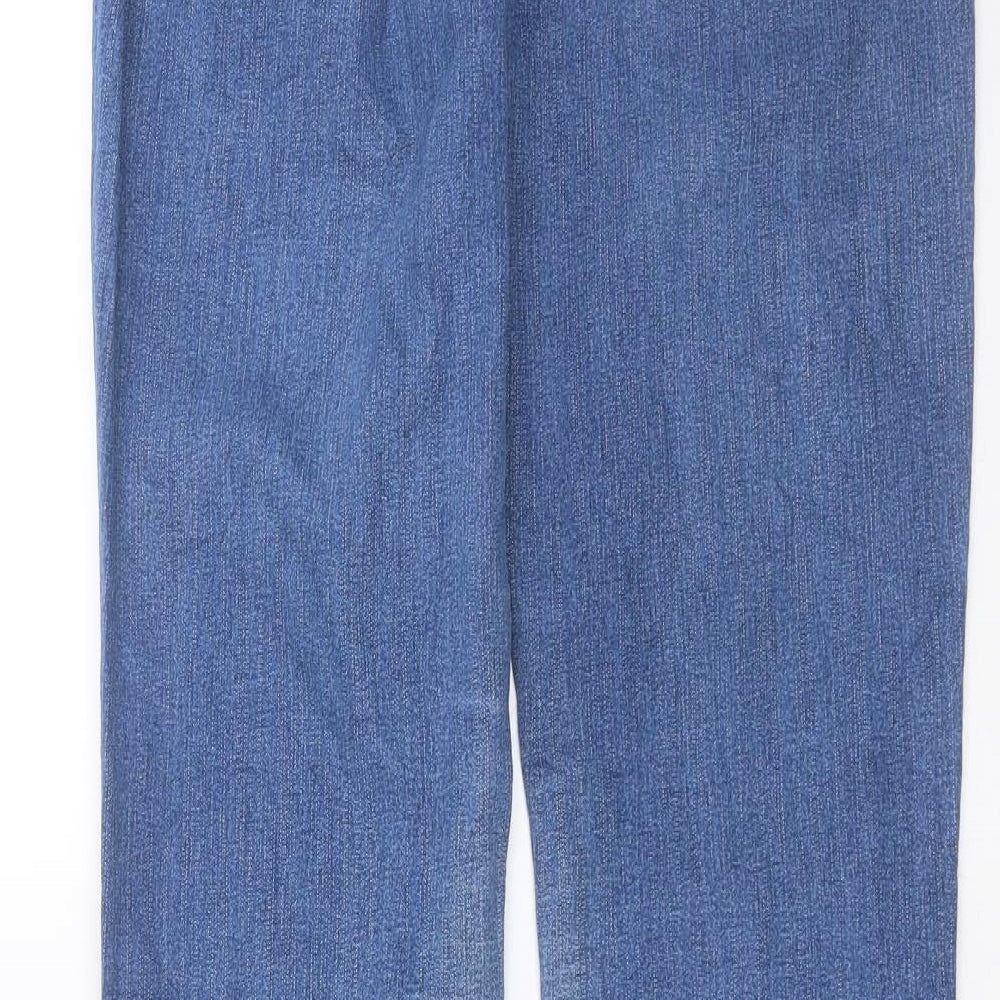 TU Womens Blue  Denim Straight Jeans Size 10 L31 in