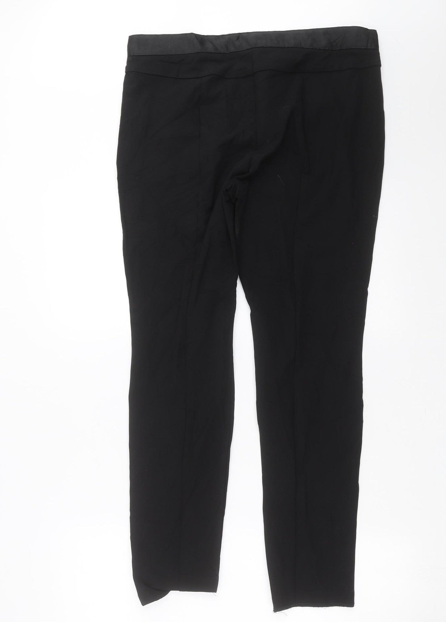 Marks and Spencer Womens Black   Trousers  Size 14 L28 in