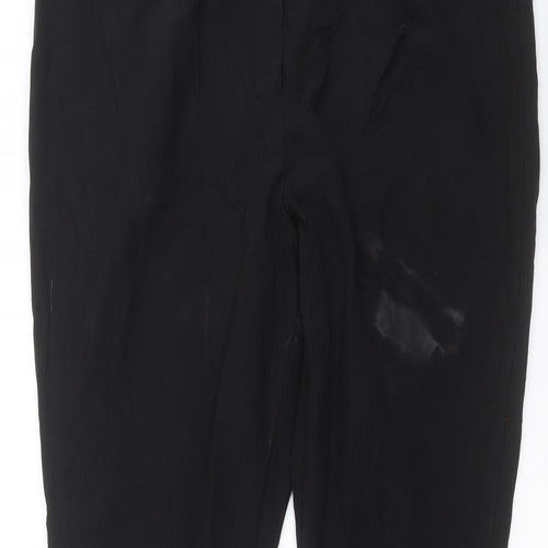 Marks and Spencer Womens Black   Trousers  Size 14 L28 in