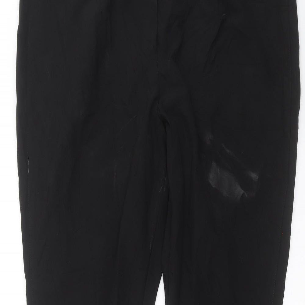 Marks and Spencer Womens Black   Trousers  Size 14 L28 in