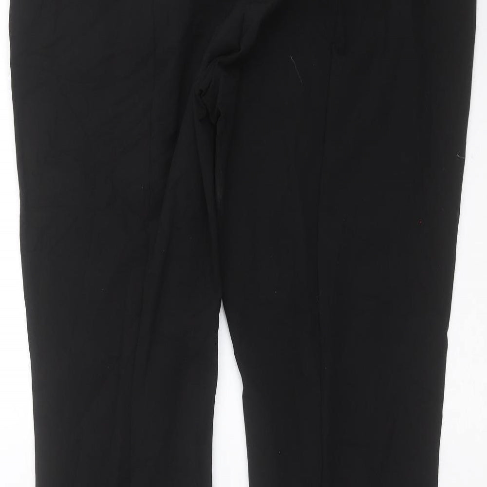 Marks and Spencer Womens Black   Trousers  Size 14 L28 in