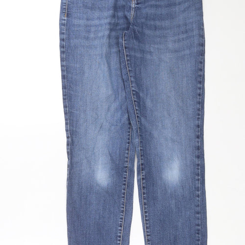 TU Womens Blue  Denim Skinny Jeans Size 10 L28 in