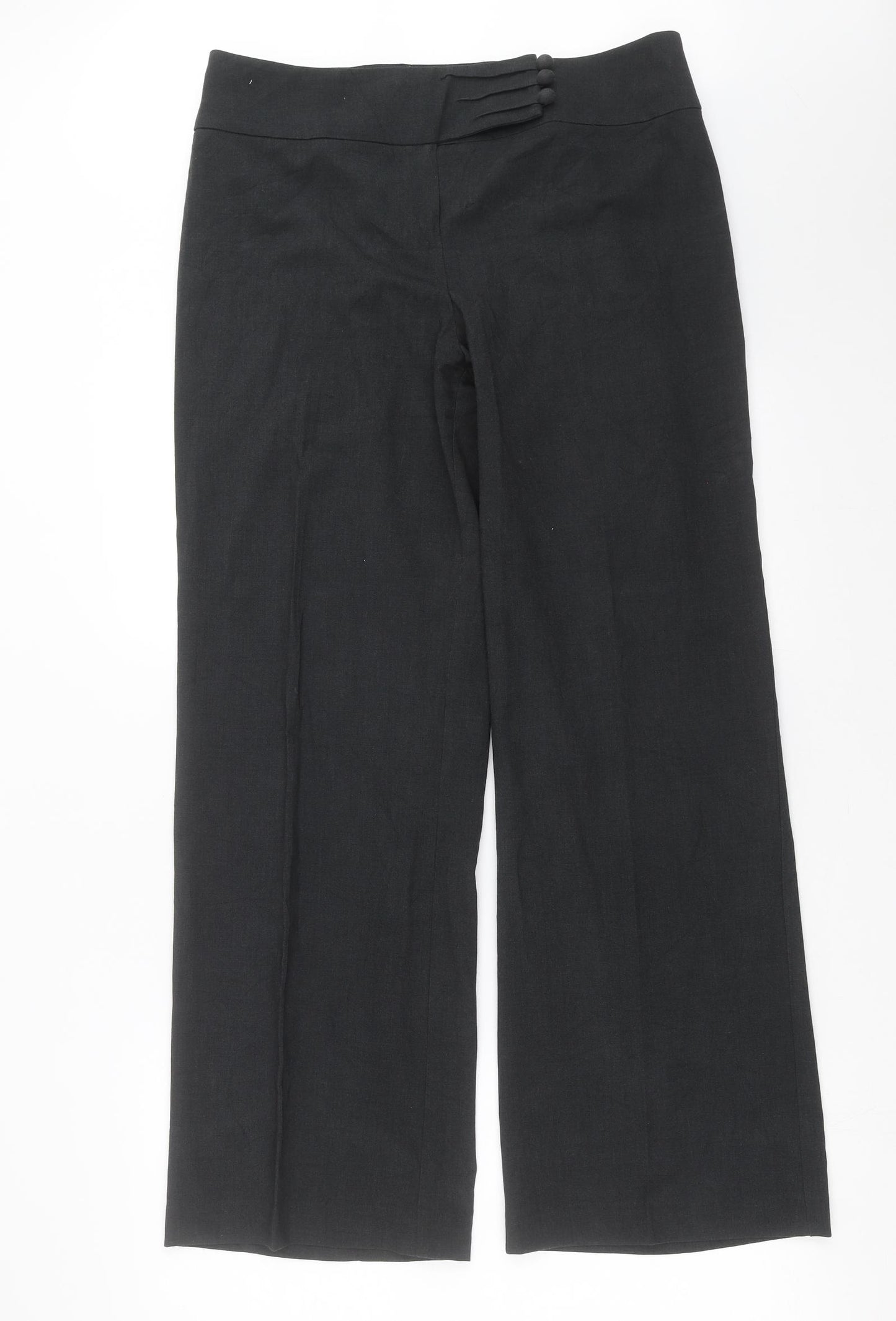 Marks and Spencer Womens Grey   Trousers  Size 14 L30 in