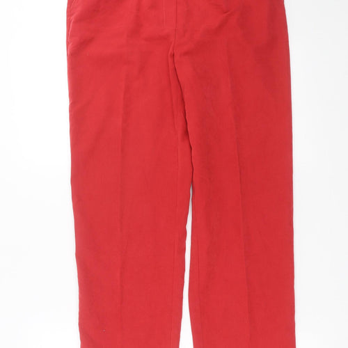 Katia Womens Red   Trousers  Size 12 L27 in