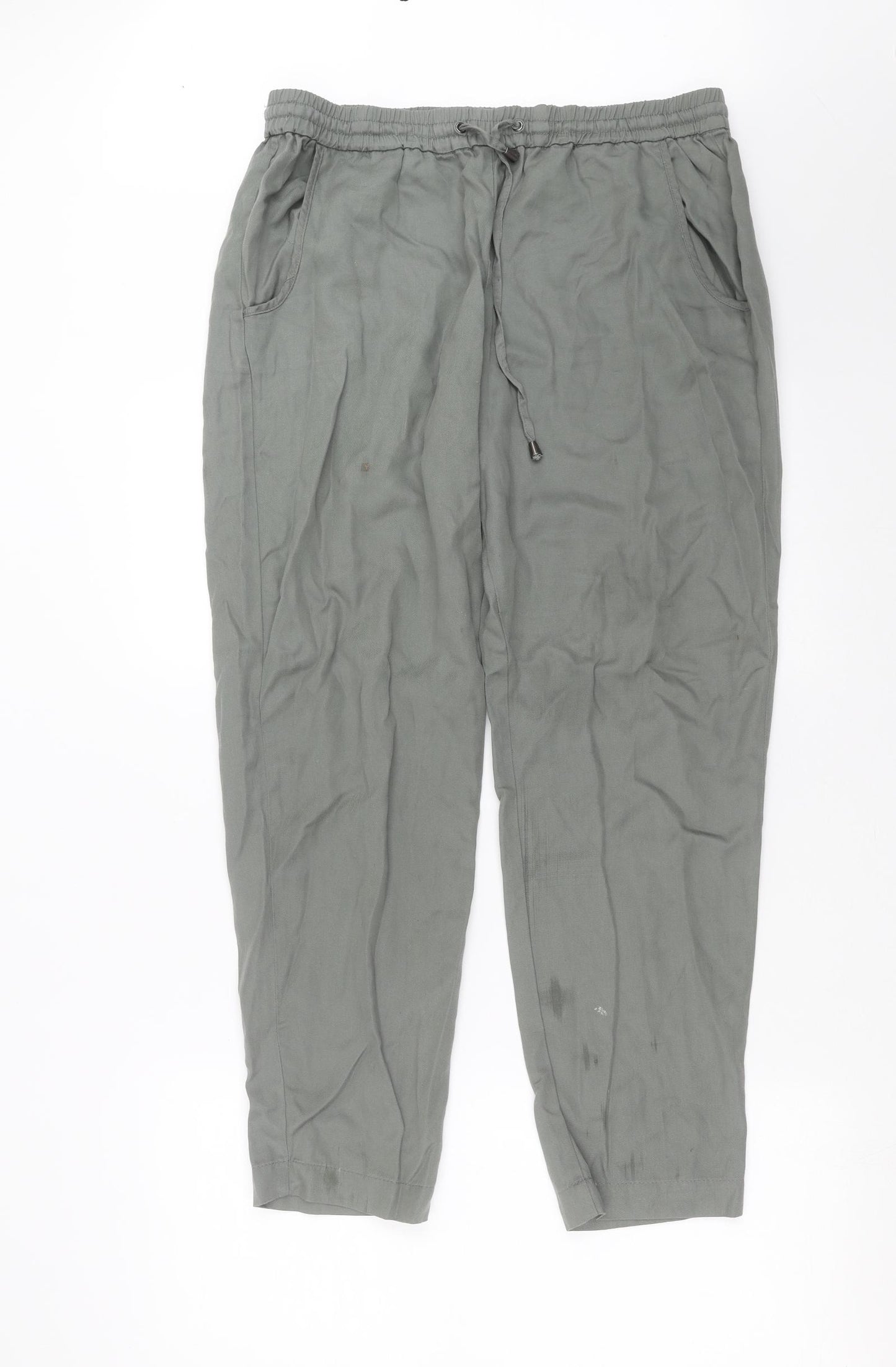 French Connection Womens Green   Trousers  Size 12 L28 in