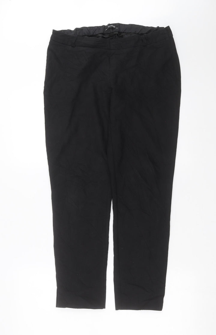 ORSAY Womens Black Trousers Size 10 L27 in