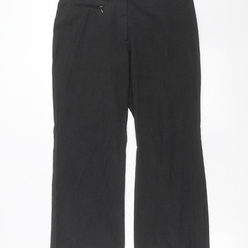 Marks and Spencer Womens Grey   Trousers  Size 14 L27 in - short Leg