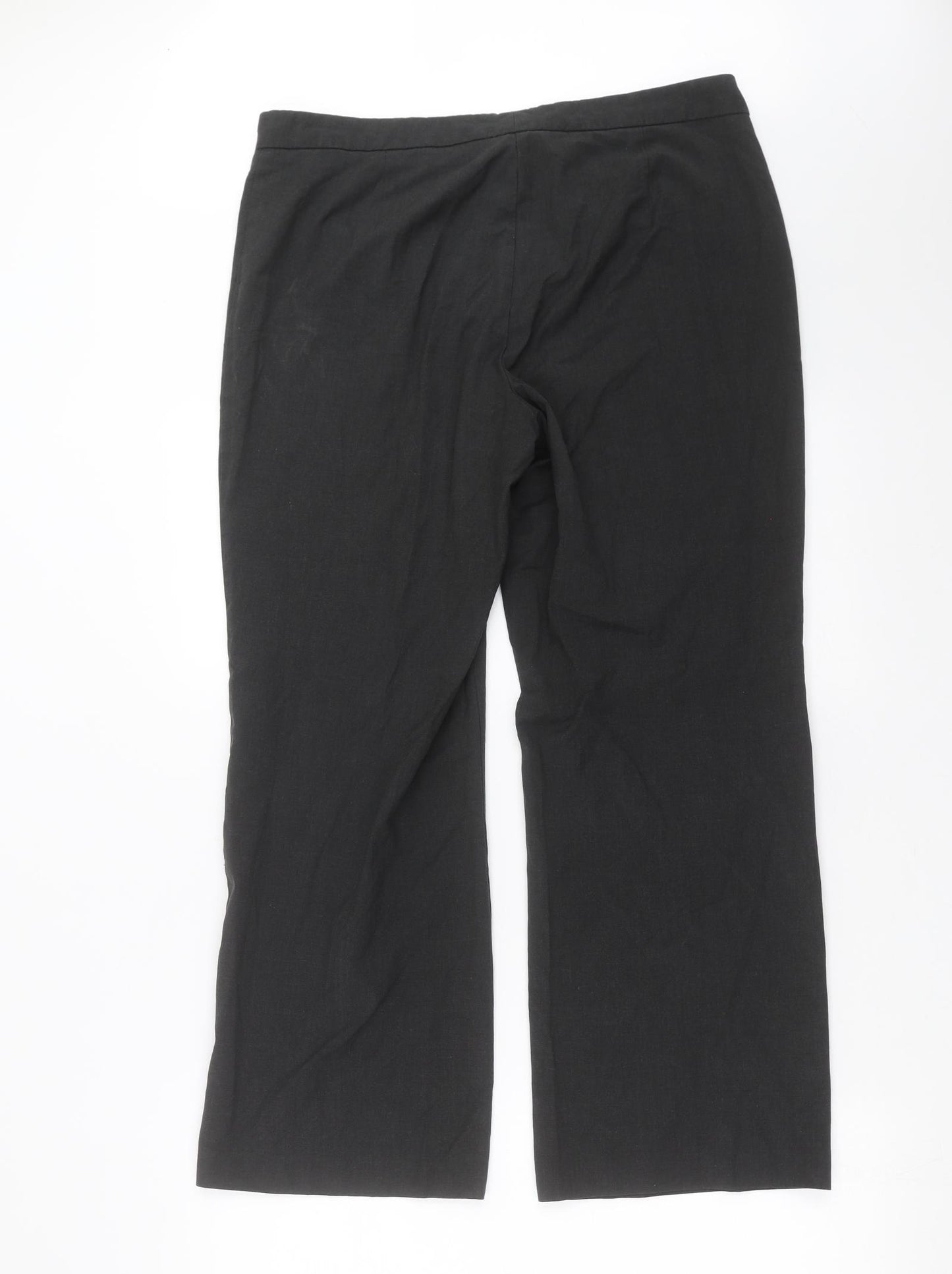 Marks and Spencer Womens Grey   Trousers  Size 14 L27 in - short Leg