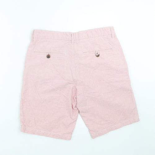 F&F Mens Pink   Chino Shorts Size 32 in