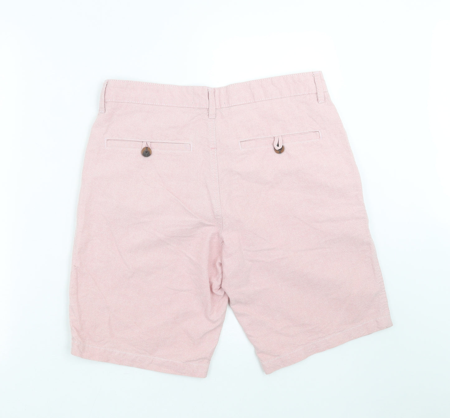 F&F Mens Pink   Chino Shorts Size 32 in